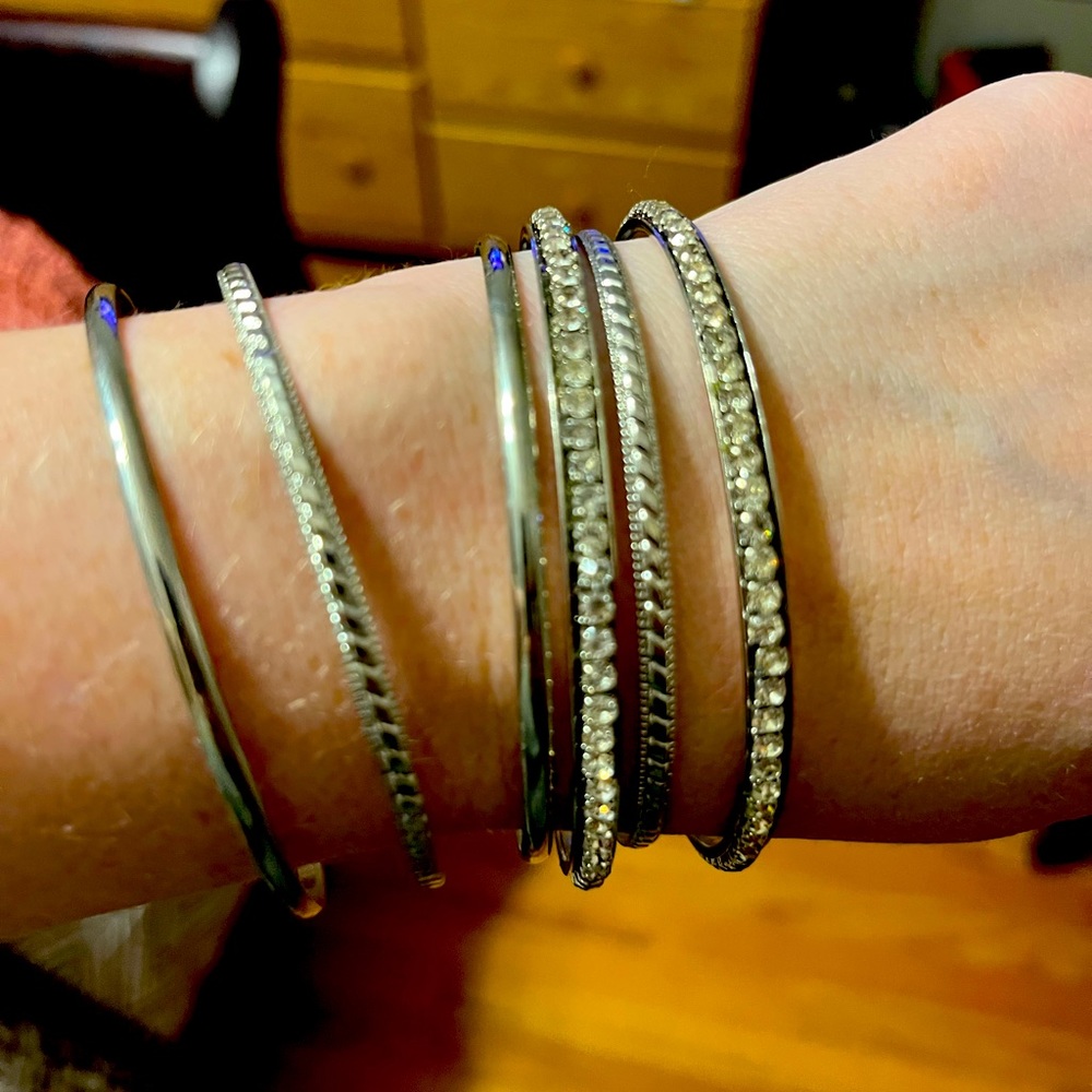 Silver bracelets